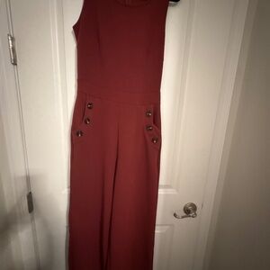 Sleeveless pant romper